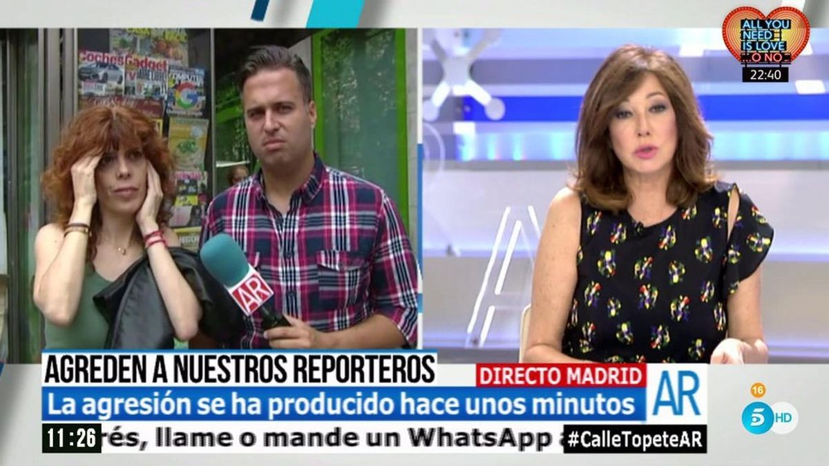 'El programa de Ana Rosa' - reporteros atacados en un conflicto vecinal calle Topete