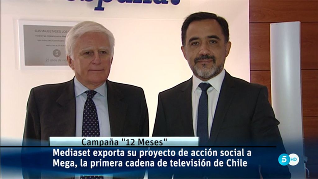 Paolo Vasile y Patricio Hernández se reúnen para exportar '12 Meses' a Chile