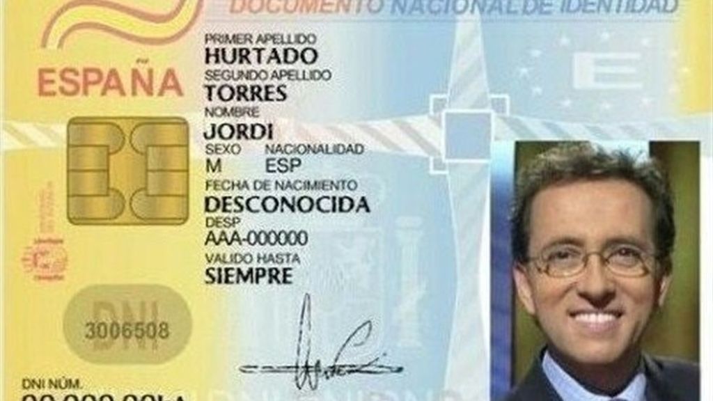 DNI broma Jordi Hurtado