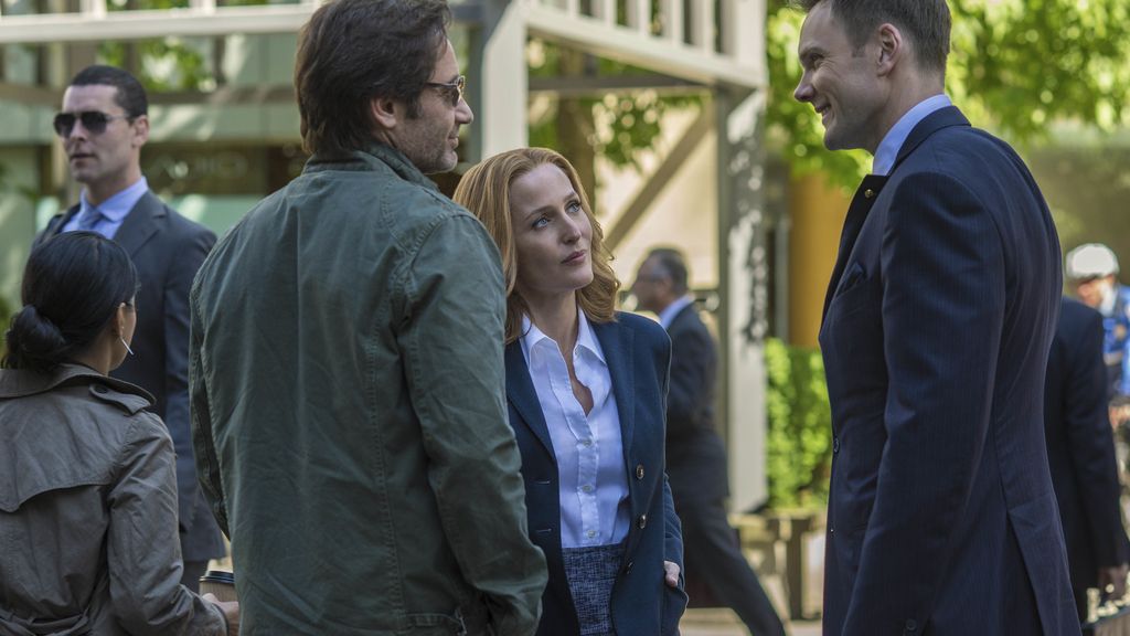 Imágenes de David Duchovny y Gillian Anderson en 'Expediente X'