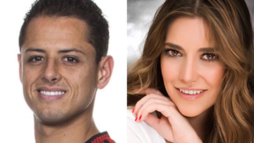 Chicharito y Leticia Sahagún