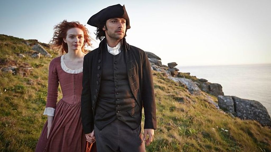 Aidan Turner y Eleanor Tomlinson, protagonistas de 'Poldark'