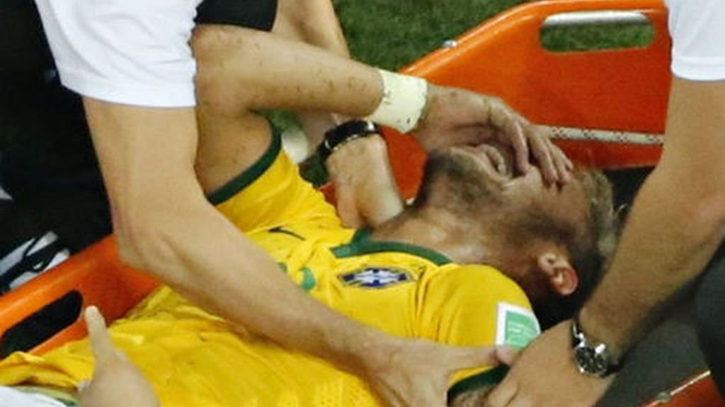 Lesión Neymar Mundial Brasil