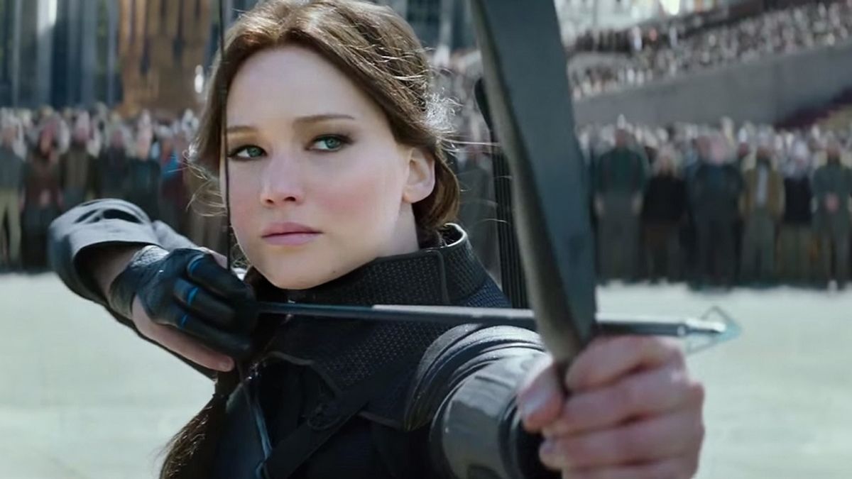 Jennifer Lawrence es Katniss Everdeen en 'Los juegos del hambre'