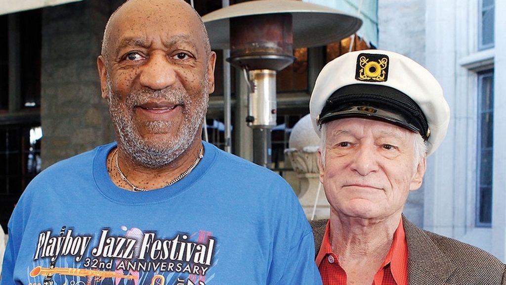 Hugh Hefner y Bill Cosby