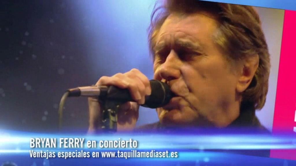 Taquilla Mediaset #38: Bryan Ferry ofrecerá dos conciertos únicos en España