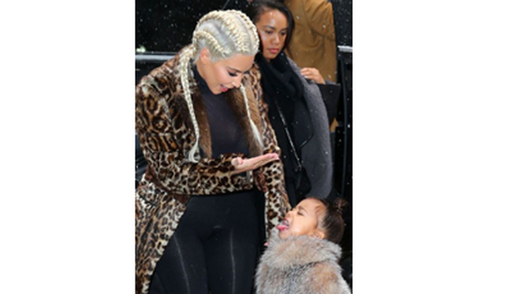 Kim Kardashian y su hija