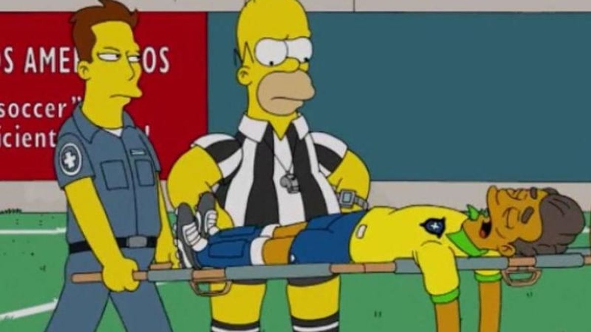 'Los Simpson' lesión Neymar