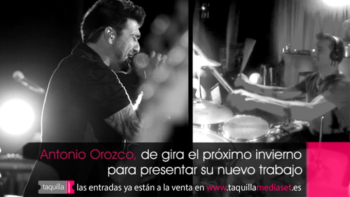 Comprar entradas Antonio Orozco en Taquilla Mediaset gira Destino
