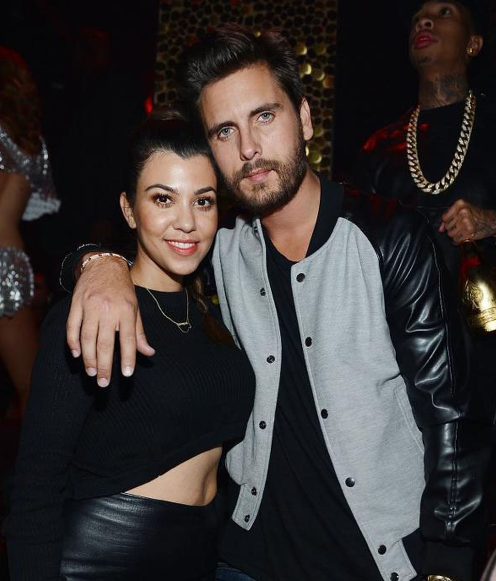 Kourtney Kardashian con Scott Disick