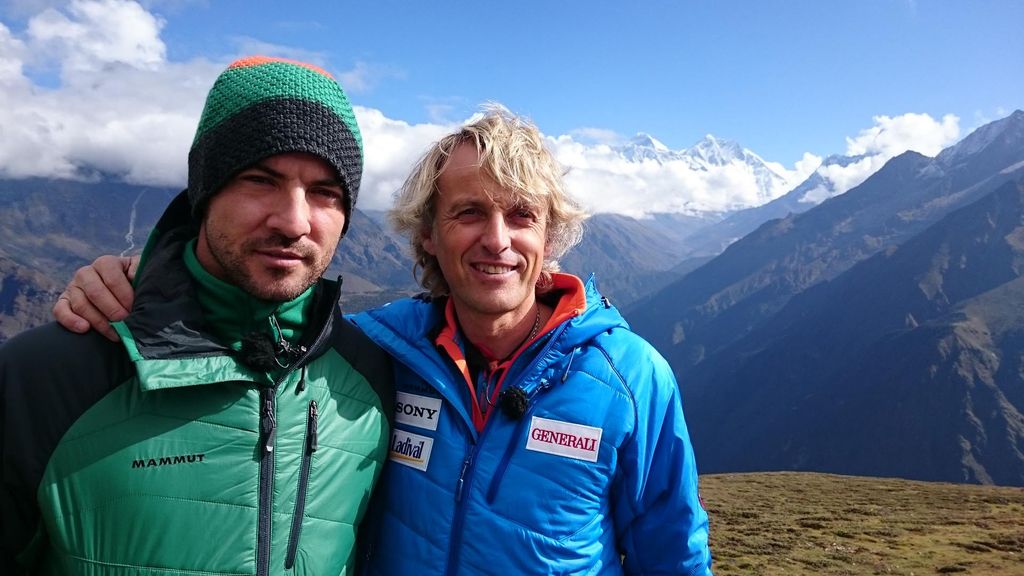 Jesús Calleja y David Bisbal