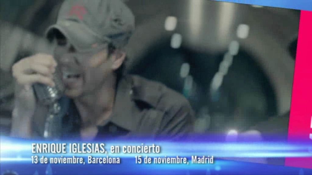 Taquilla Mediaset #39: Enrique Iglesias ofrecerá dos conciertos únicos en España