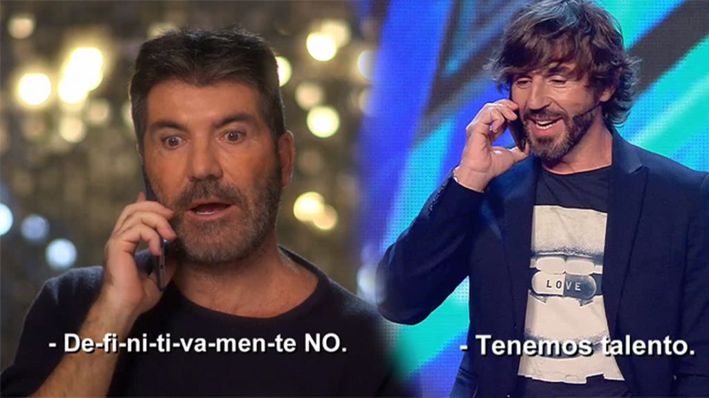 Got talent, Simon Cowell y Santi Millán