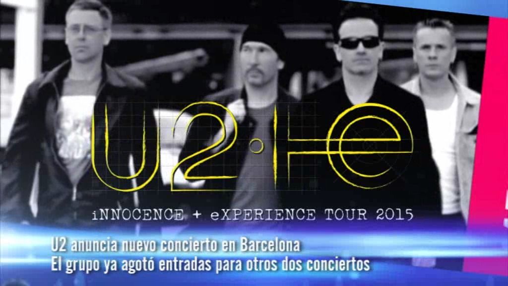 Taquilla Mediaset #70: U2 anuncia un nuevo concierto en Barcelona