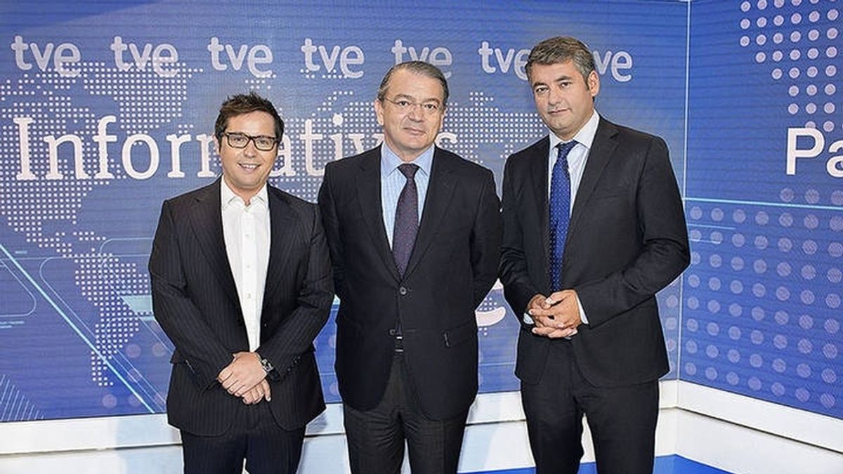 José Ramón Díez, director de TVE, y Julio Somoano