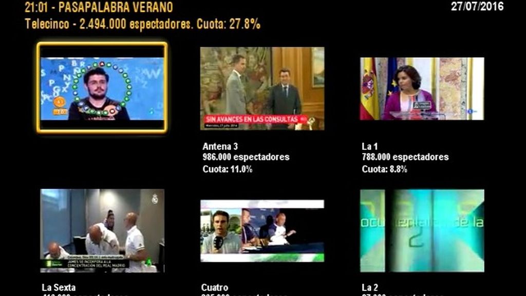 Minuto de oro del 27/07/2016