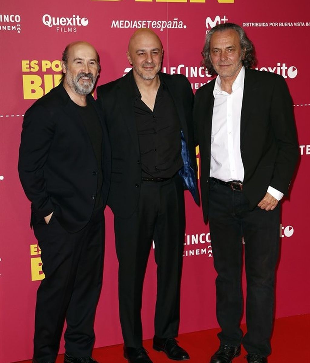 Javier Cámara, Jose Coronado y Roberto Álamo en la premiere de 'Es por tu bien'