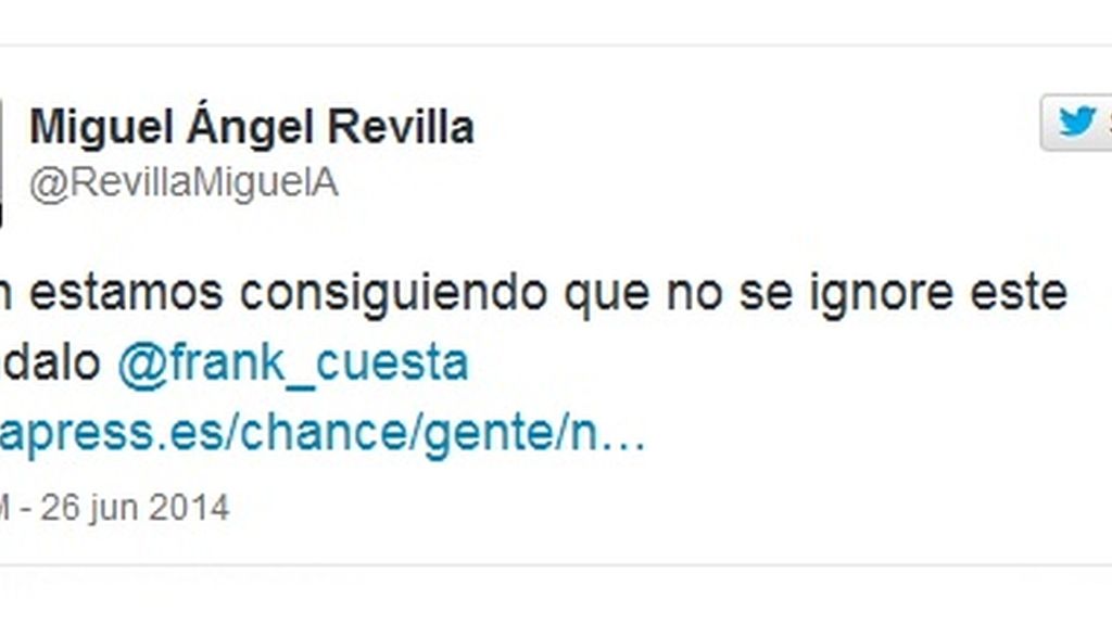 Tuit Miguel Ángel Revilla, #freeyuyee