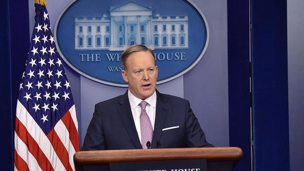 Sean Spicer en la Casa Blanca