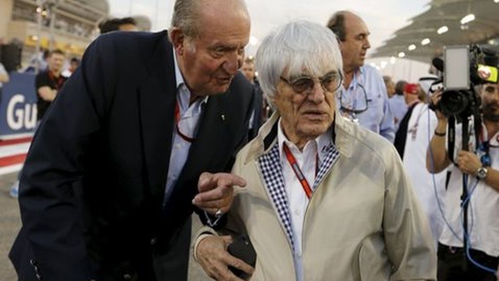 Bernie Ecclestone y el rey Juan Carlos