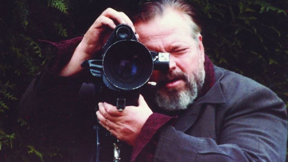Orson Welles, con la cámara al hombro