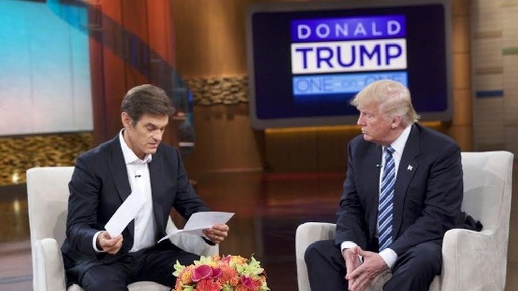 Entrevista que Trump concedió al doctor Mehmet Oz