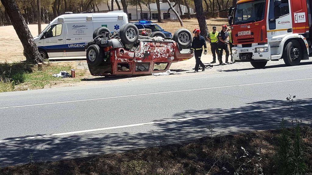 Jesús Quintero. Accidente en Huelva