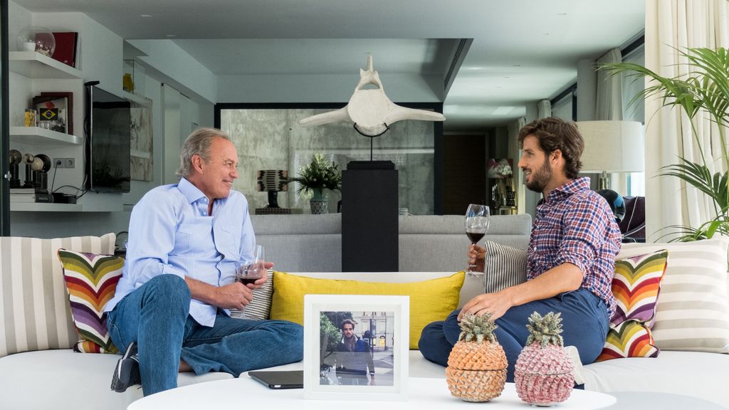 El tenista Feliciano López, invitado en el programa de Bertín Osborne 'Mi casa es la tuya'