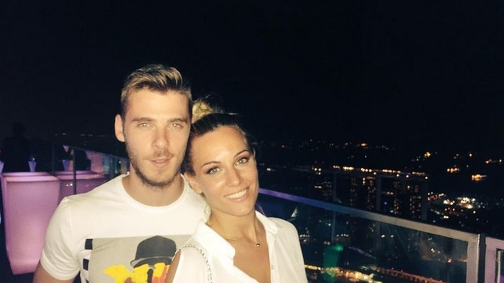 Edurne y De Gea