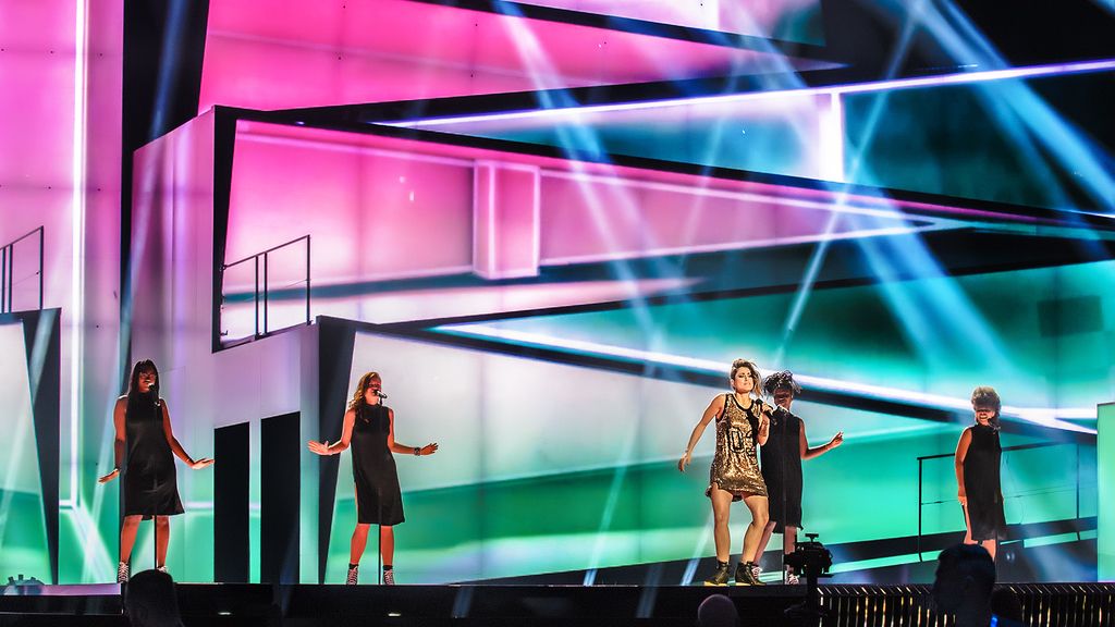 Barei. Tercer ensayo de Eurovisión