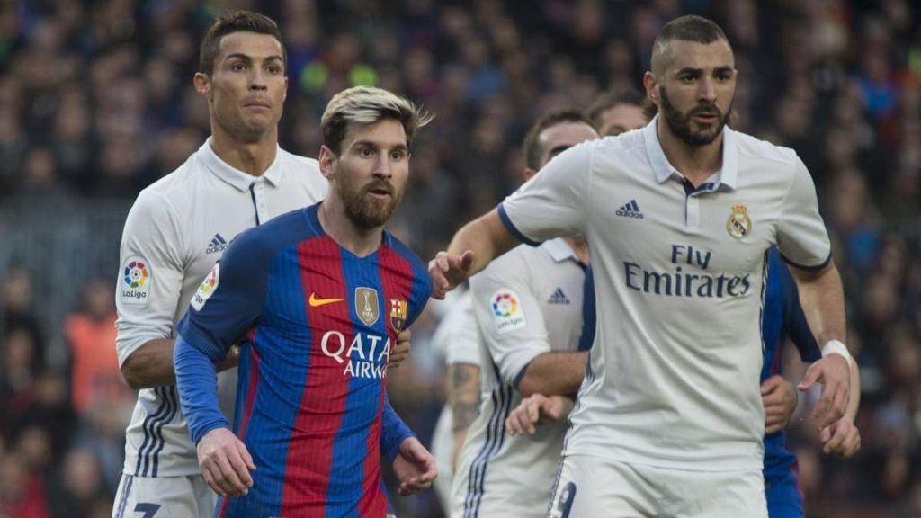 Lionel Messi, Cristiano Ronaldo y Karim Benzema