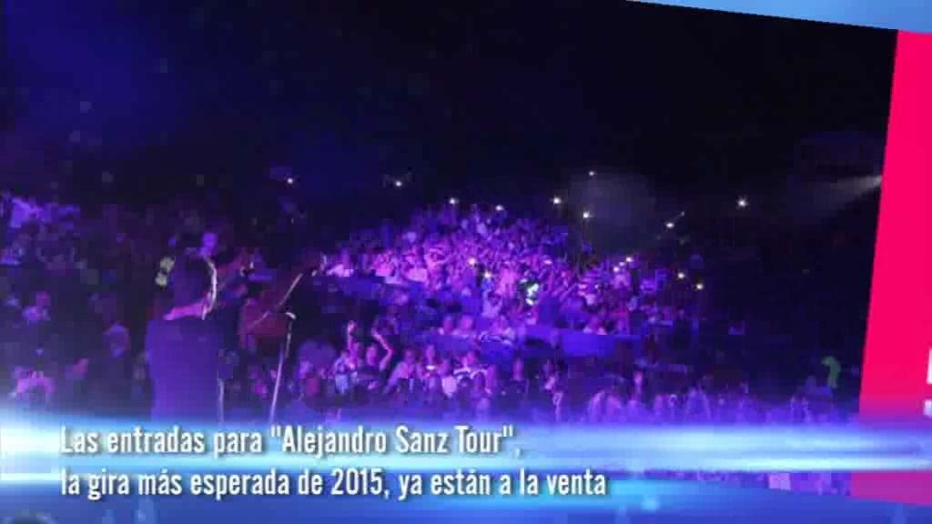 Taquilla Mediaset #62: Ya a la venta las entradas para Alejandro Sanz Tour