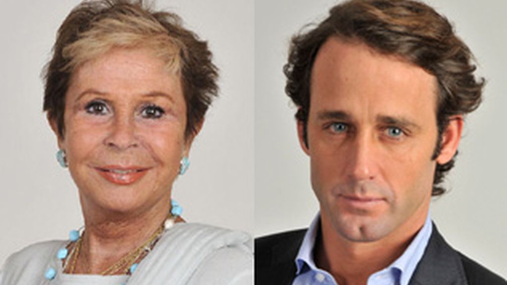 Lina Morgan y Álvaro Muñoz Escassi