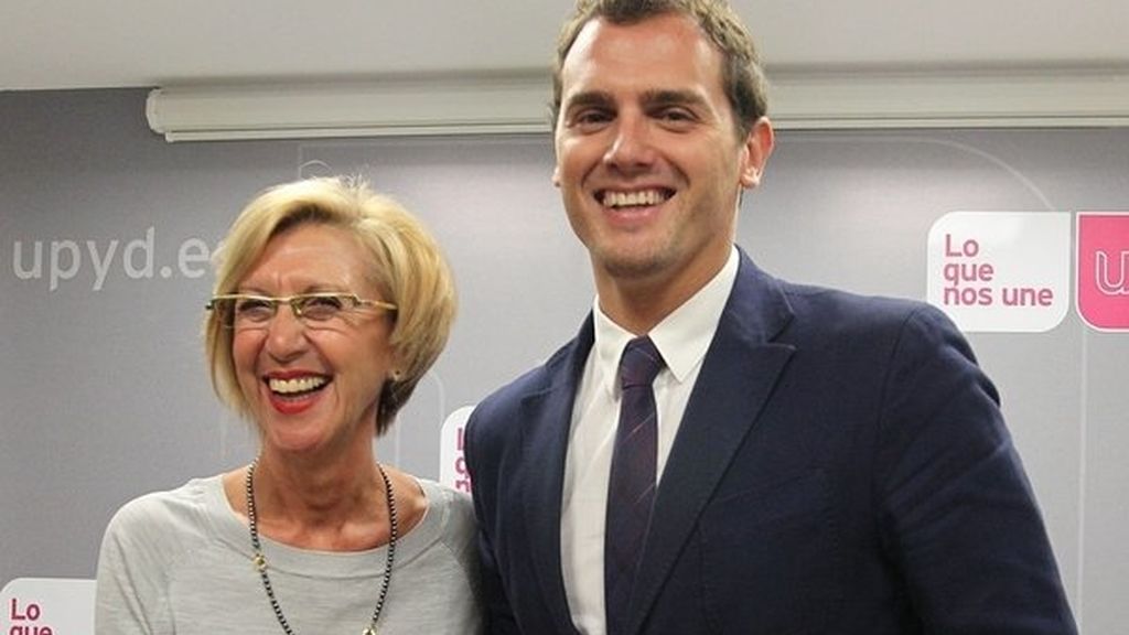 Rosa Díez y Albert Rivera