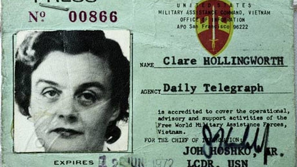 Clare Hollingworth