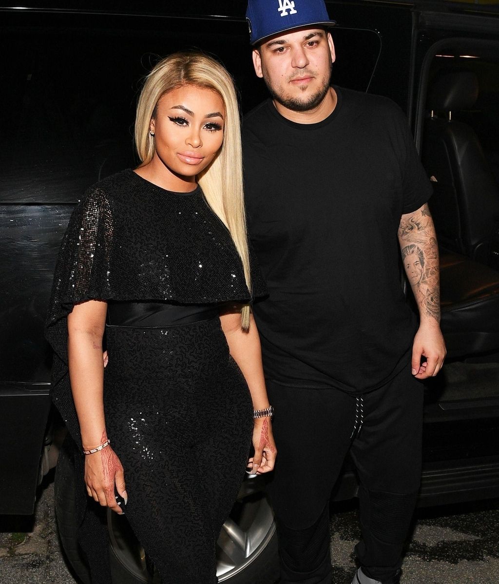 Blac Chyna con Rob Kardashian