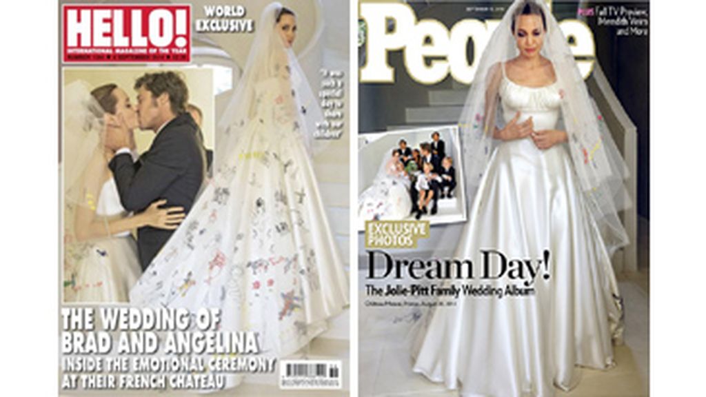 Portadas Hello! y People, boda angelina Jolie y Brad Pitt