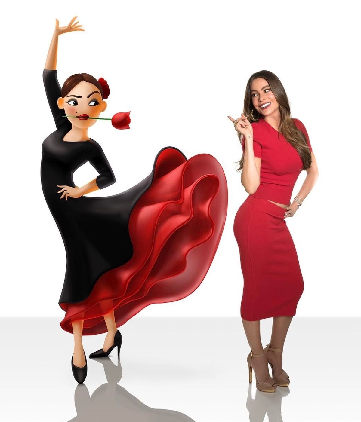 Sofía Vergara pone voz al emoticono de la flamenca en 'The emoji movie'