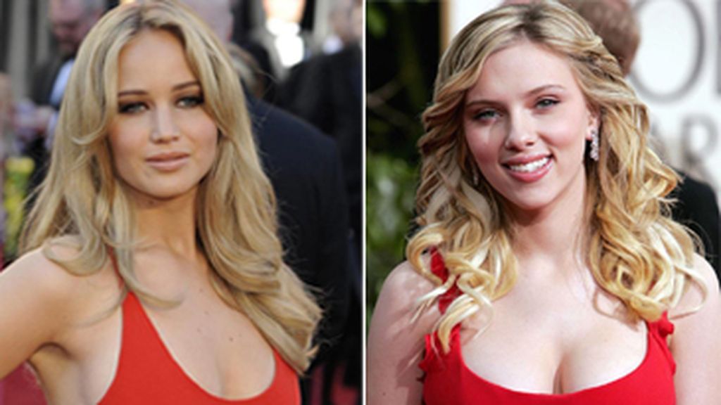 Jennifer Lawrence y Scarlett Johansson