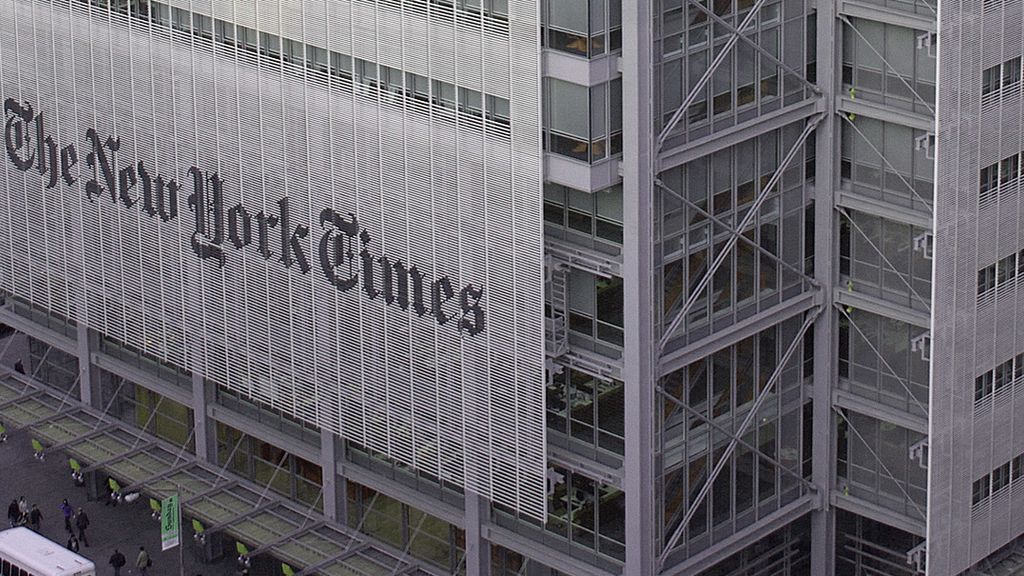 Edificio y sede del periódico 'The New York Times'