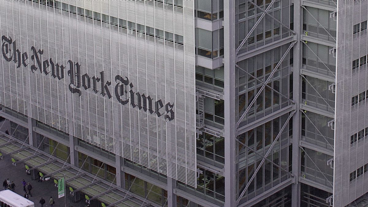 Edificio y sede del periódico 'The New York Times'