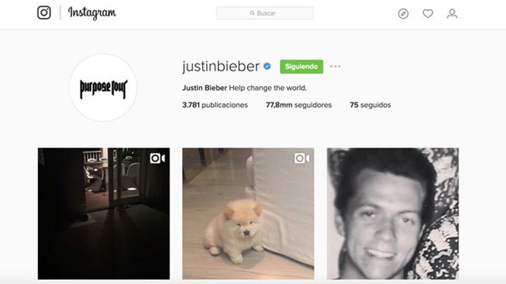 Justin Bieber Instagram