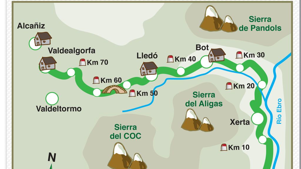 Vía Verde Val de Zafán, Terra Alta y Baix Ebre