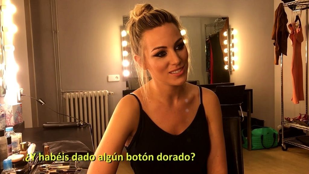 El camerino de Edurne en ¡Got Talent 3': "Vengo más guerrera, he subido el listón"