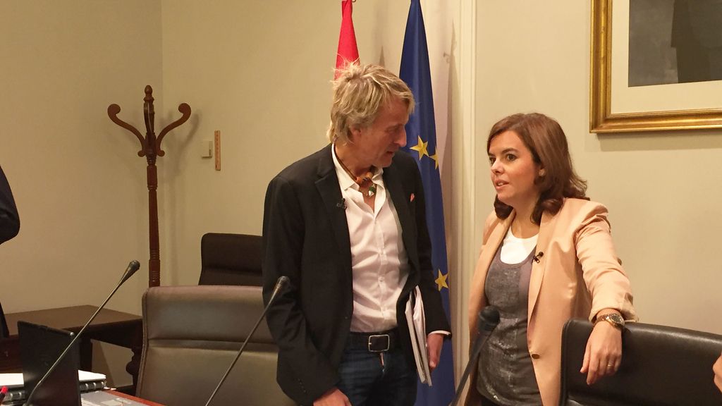 Soraya Sáenz de Santamaría en  'Planeta Calleja' (Cuatro)