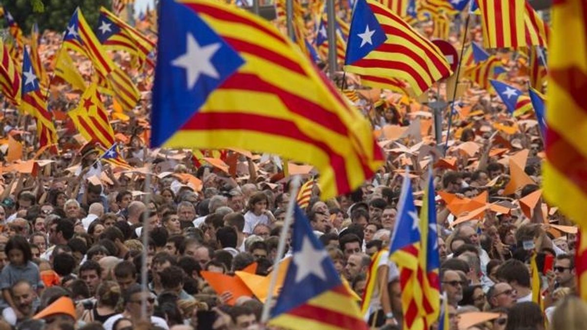 Manifestación de la Diada de 2016 en Barcelona