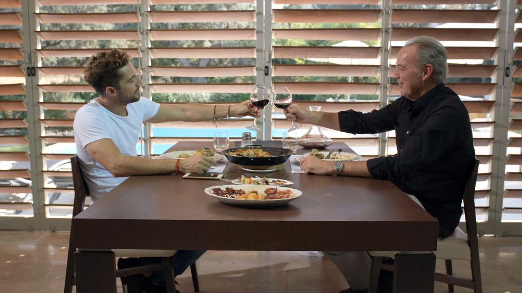 David Bisbal y Bertín Osborne en 'Mi casa es la tuya'