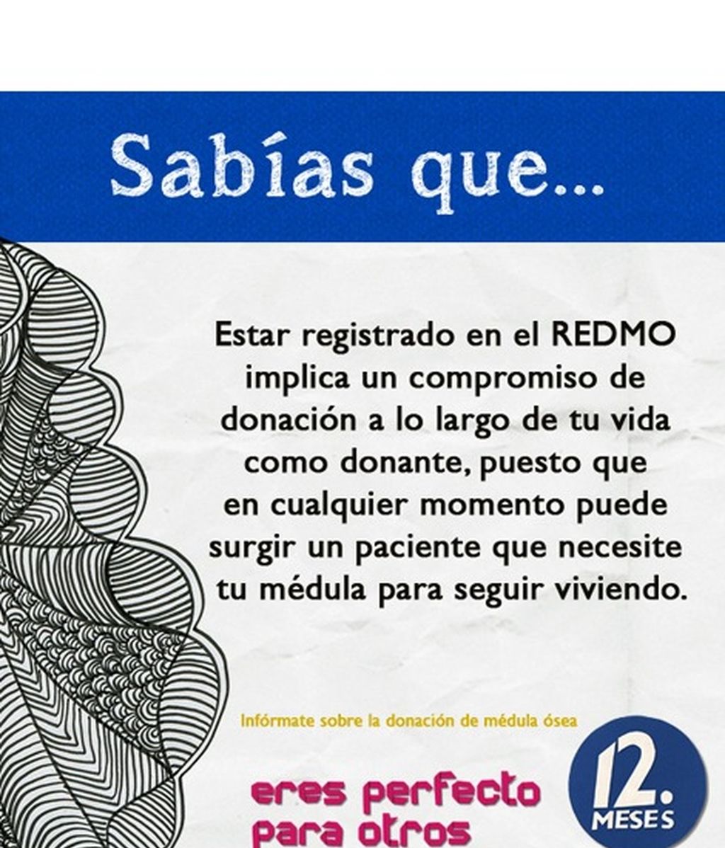 El REDMO, la donación, el trasplante... Infórmate.
