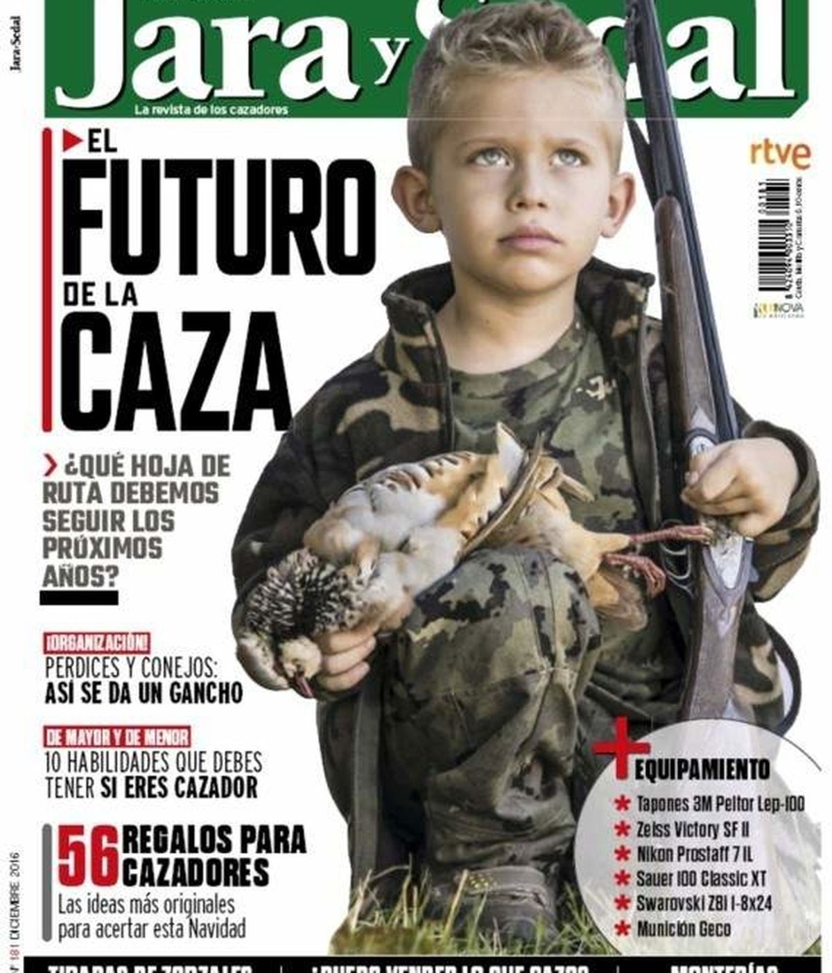 Polémica portada de la revista 'Jara y sedal'