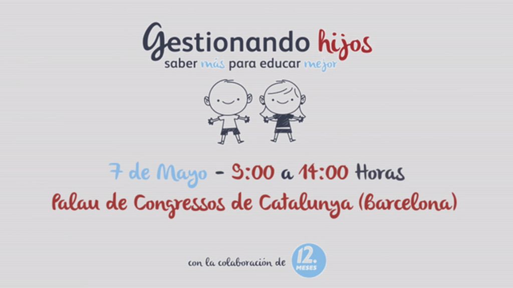 'Gestionando hijos' celebra un nuevo evento el 7 de mayo en Barcelona